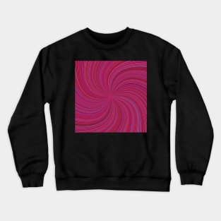 Red swirl, abstract pattern Crewneck Sweatshirt